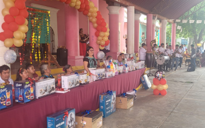 Celebración del día de las madres en San Miguel Chimalapa