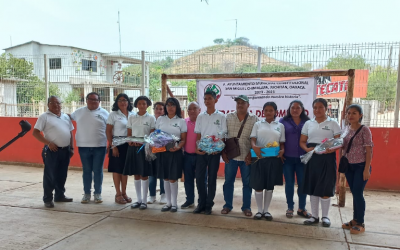 Concurso de oratoria y poesia en el IEBO plantel num. 72, en San Miguel Chimalapa.