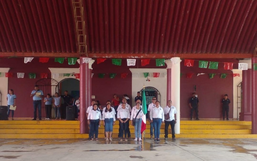 Celebraciones del Día de la Independencia de México con participación de las instituciones educativas