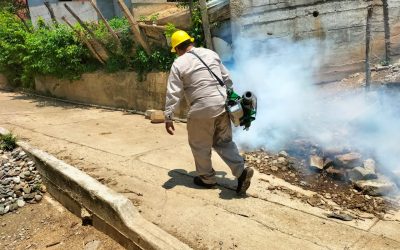 Nebulización en las calles e instalaciones educativas y el palacio municipal de nuestro municipio.