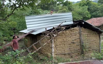 Instalación de techo firme para el mejoramiento de la vivienda comunidad de Río Grande